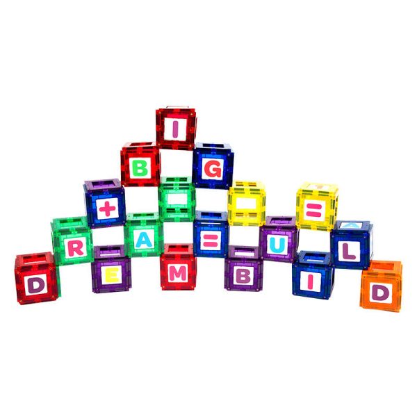 Magnetic tiles 3D Playmags 170 - 80 pcs set - Image 3