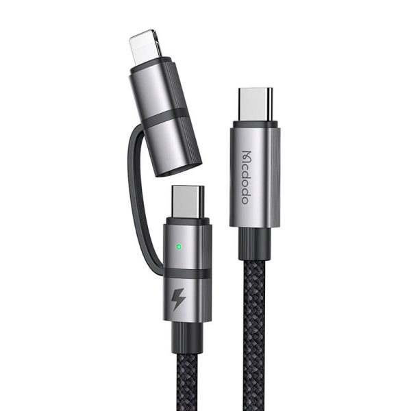 Mcdodo 2in1 cable CA-0450 USB-C to USB-C + Lightning, 1.2 m - Image 2