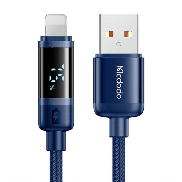 Mcdodo CA-5001 USB-A to Lightning cable, 100W, 1.2m (blue) - Image 2