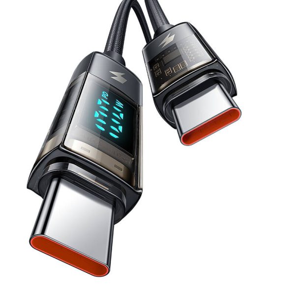 Mcdodo CA-3611 USB-C to USB-C cable, auto power off, PD 100W, 1.8m (black) - Image 3
