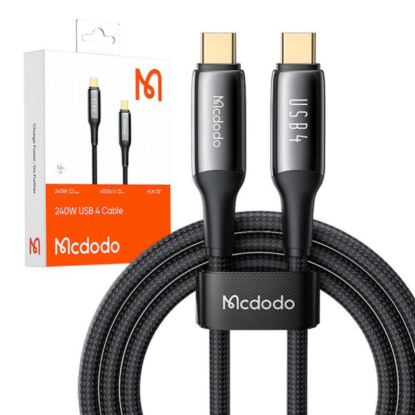 Mcdodo CA-2990 USB-C to USB-C cable, PD 140W, 1.2m (black) — изображение 4