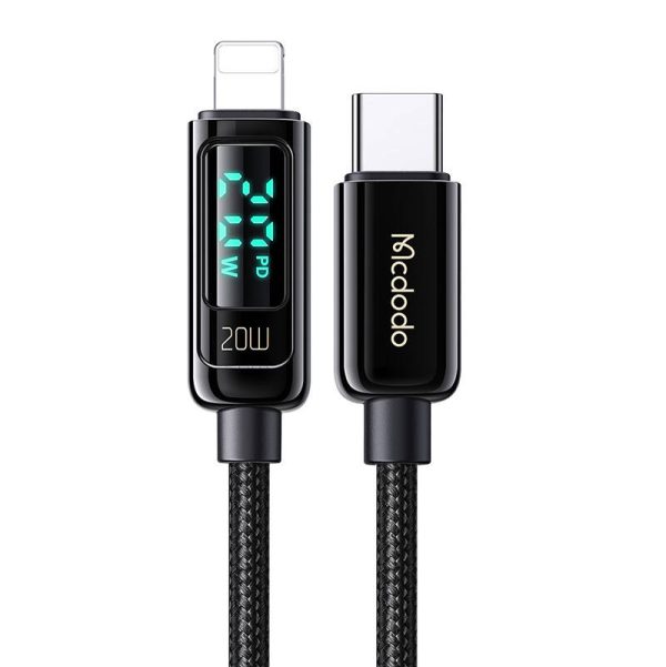 Mcdodo CA-8810 USB-C to Lightning cable, 36W, 1.2m (black) - Image 2