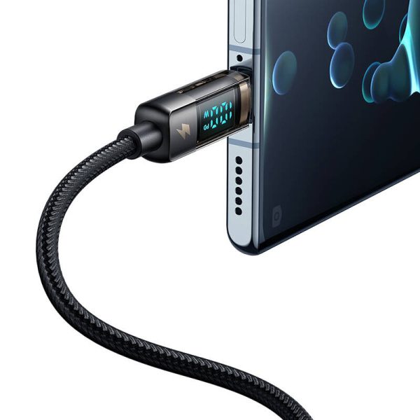 Mcdodo CA-3630 USB-A to USB-C cable, auto power off, PD 100W, 1.2m (black) - Image 3