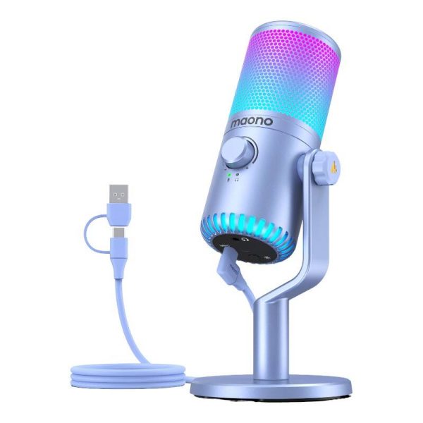 Maono DM30RGB  Microphone Purple - Image 2