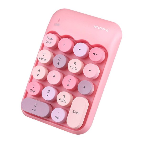 MOFII Wireless Numeric Keypad  X910 (Pink) - Image 2