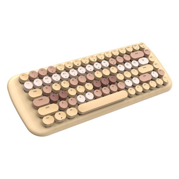 MOFII Wireless Mechanical Keyboard with Bluetooth ROMI 2.4G (Brown) - Image 2