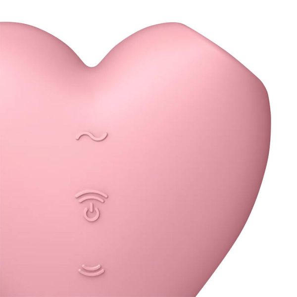 Clitoral massager Cutie Heart Light Red Satisfyer (pink) - Image 3