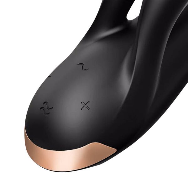 Wibrator-Double Flex Satisfyer Connect App (Black) - Image 4