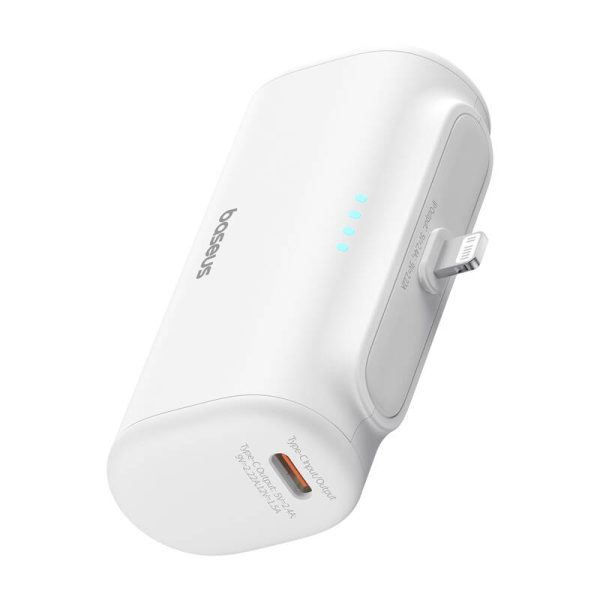 Powerbank OS-Baseus Compact IP 5000mAh 20W (white) — изображение 2