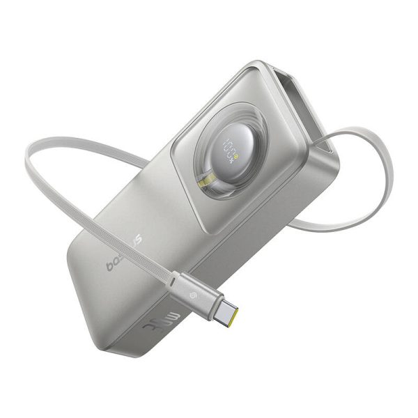 Powerbank Baseus OS Free2Pull 10000mAh 30W +cable (grey) - Image 2