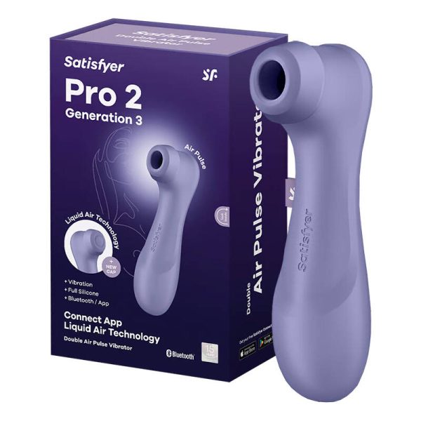 Clitoral Massager with App Satisfyer Pro 2 Generation 3 (purple) - Image 2