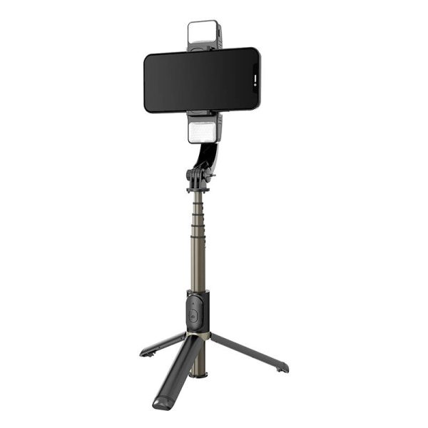 Gimbal/stand with light APEXEL Q08d (black) - Image 2