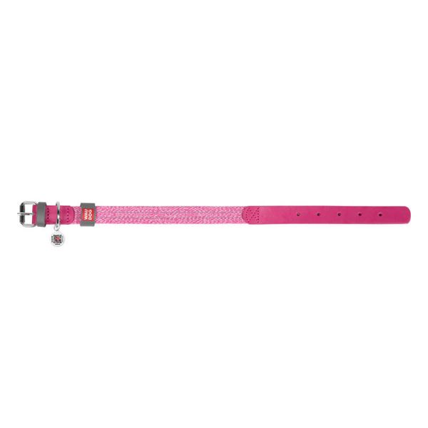 Classic Dog collar Waudog size L pink - Image 3