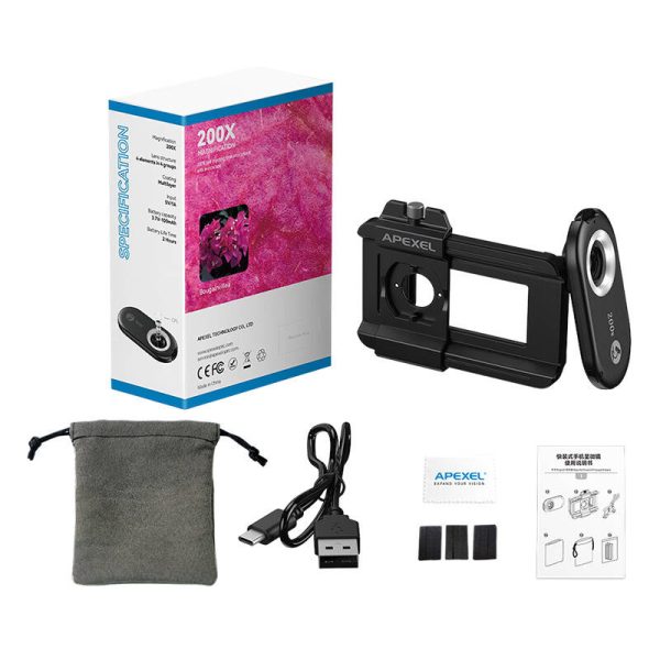 Lens for phone 200x APEXEL APL-MS200 - Image 4