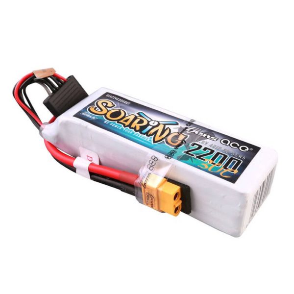 Gens ace G-Tech Soaring 2200mAh 14.8V 30C 4S1P Lipo Battery Pack with XT60 plug - Image 4