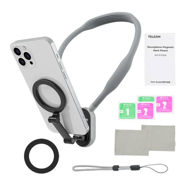 Magnetic neck mount TELESIN for cellphones MNM-002 - Image 4