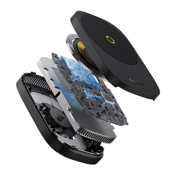 Baseus MagPro II Ultra-Thin Phone Cooler with charger (black) - Image 4