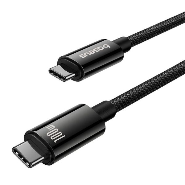 Baseus Cable USB Tungsten Gold USB-C to USB-C 100W 1,5m (black) - Image 3