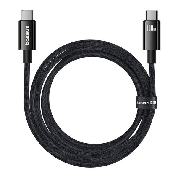 Baseus Cable USB Tungsten Gold USB-C to USB-C 100W 1,5m (black) - Image 4