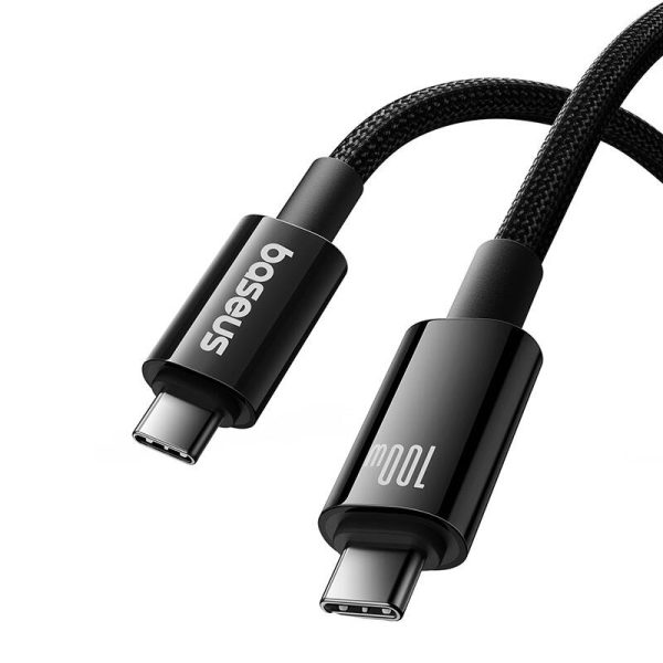 Baseus Cable USB Tungsten Gold USB-C to USB-C 100W 1,5m (black) - Image 6