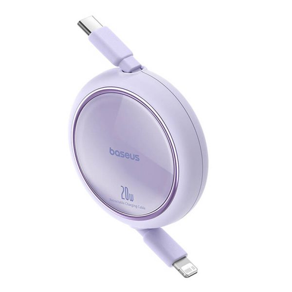 USB Cable Baseus Free2Pull USB-C to iP 20W 1m (purple) — изображение 2