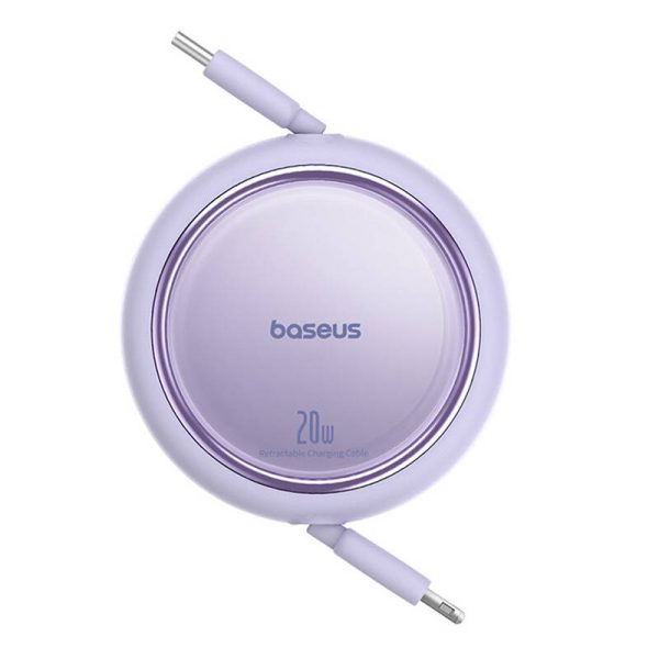 USB Cable Baseus Free2Pull USB-C to iP 20W 1m (purple) — изображение 3