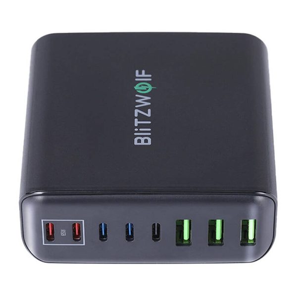Wall charger Blitzwolf BW-S26 250W (black) - Image 2