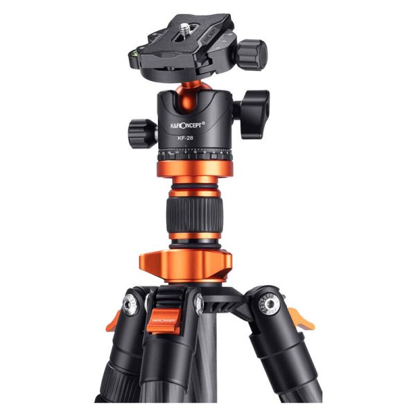 Tripod K&F Concept D254C1+BH-28L - Image 3
