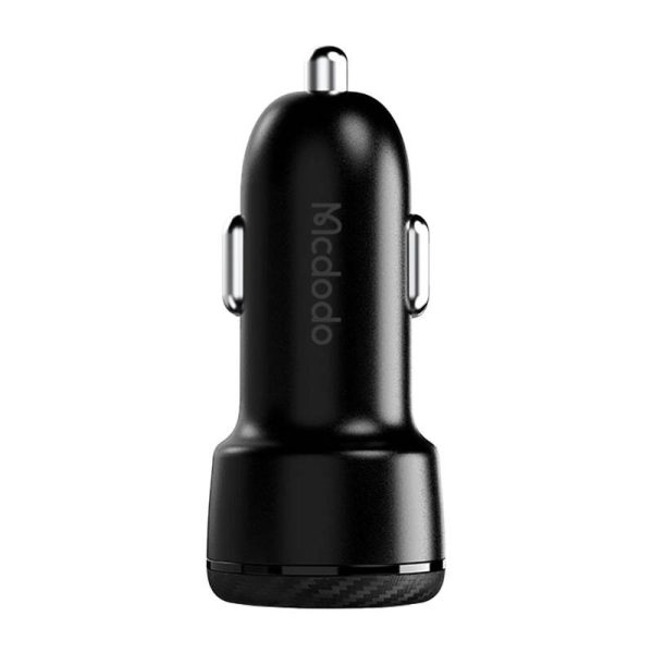 Mcdodo CC-5970 car charger, USB + USB-C 38W (black) - Image 2