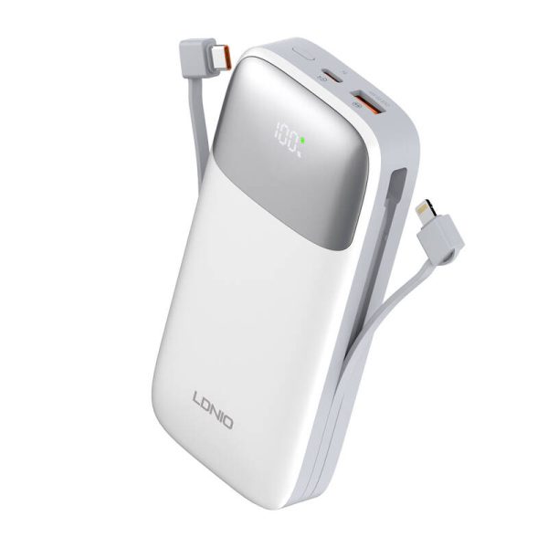 Powerbank LDNIO PQ20 22.5W 20000mAh USB-C, lightning (biały) - Image 5