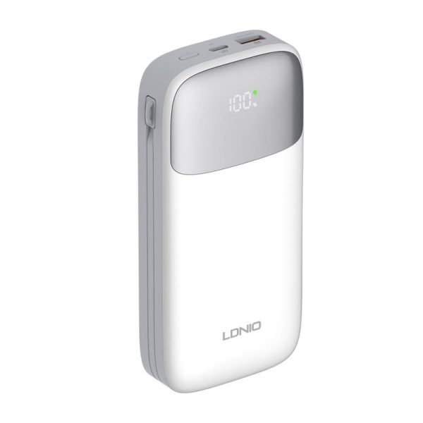 Powerbank LDNIO PQ20 22.5W 20000mAh USB-C, lightning (biały) - Image 6