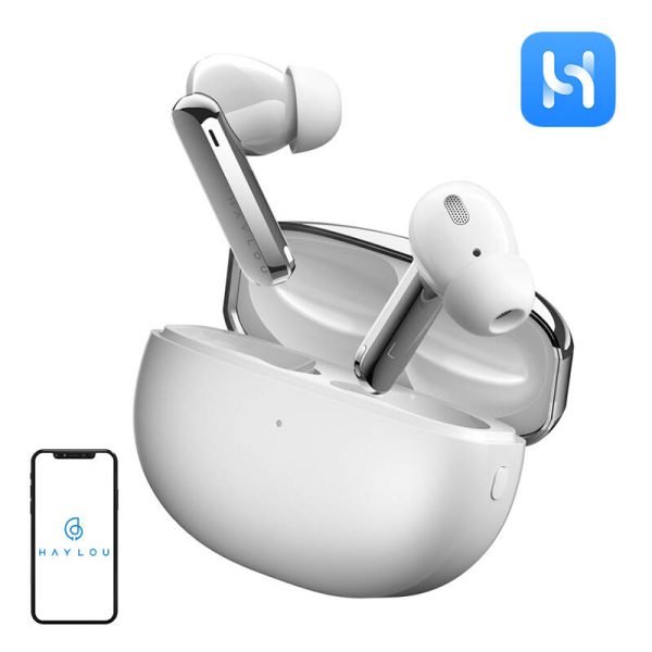 Earbuds TWS Haylou W1 ANC (white)