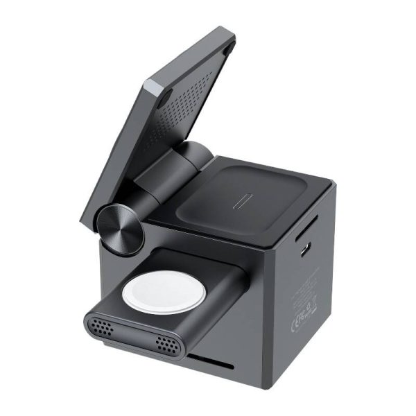 Choetech T632-F 3-in-1 15W inductive charger (black) - Image 2