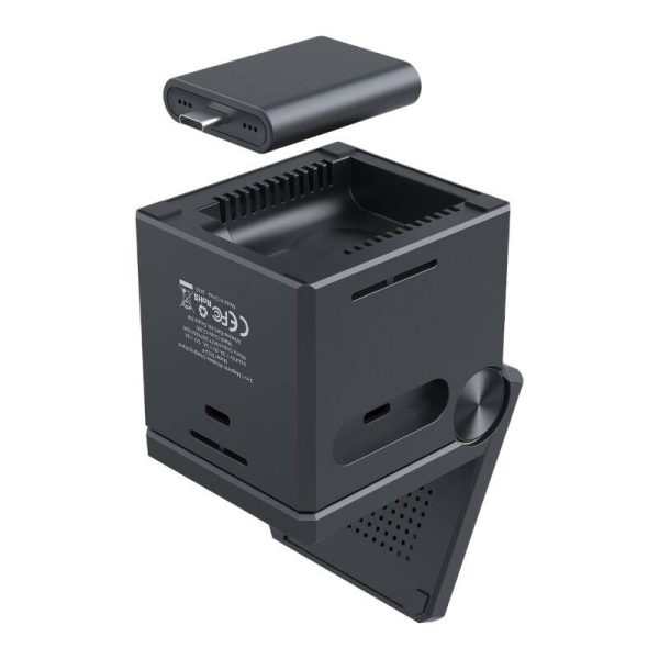 Choetech T632-F 3-in-1 15W inductive charger (black) - Image 5