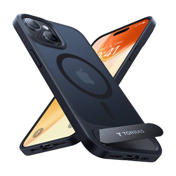 Torras UPRO Pstand Case for iPhone 15 Pro Max (black) — изображение 3