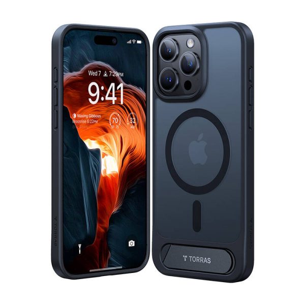 Torras UPRO Pstand Case for iPhone 15 Pro Max (black) — изображение 4