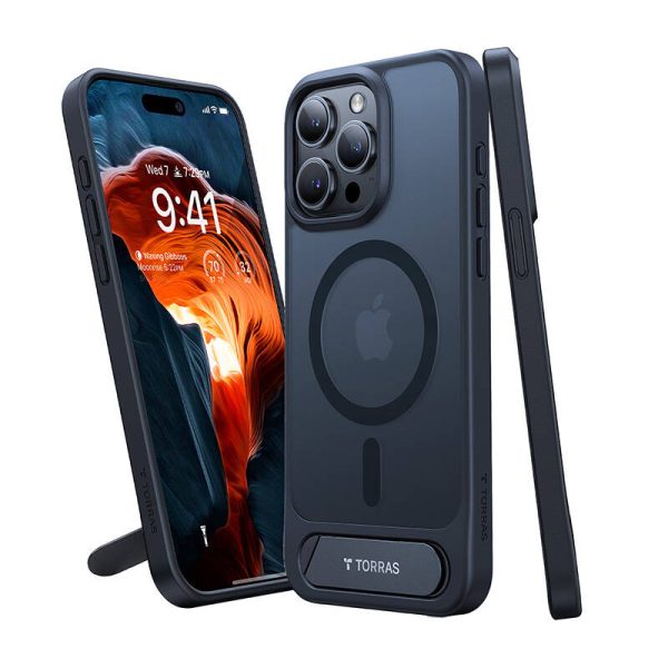 Torras UPRO Pstand Case for iPhone 15 Pro Max (black) — изображение 2