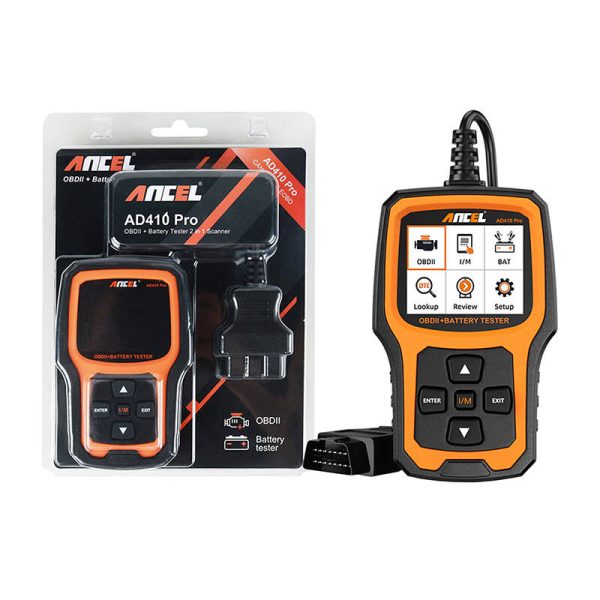 2in1 Diagnostic Scanner OBD2 and Battery Tester Ancel AD410 PRO — изображение 2