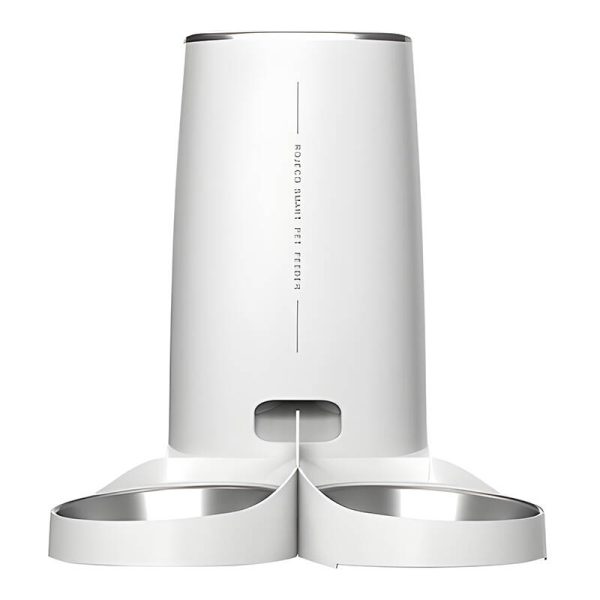 Automatic Pet Feeder Rojeco 4L Button Version (double bowl) - Image 2