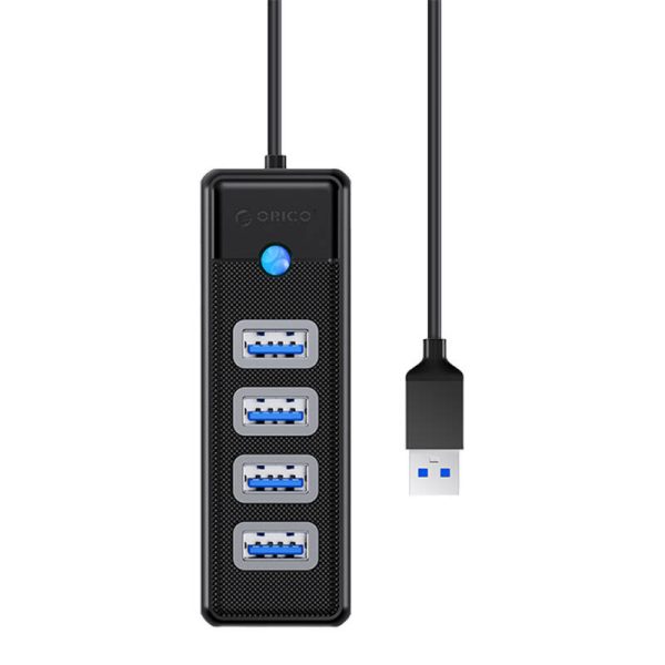 Orico Hub USB to 4x USB 3.0, 5 Gbps, 0.15m (Black) - Image 2