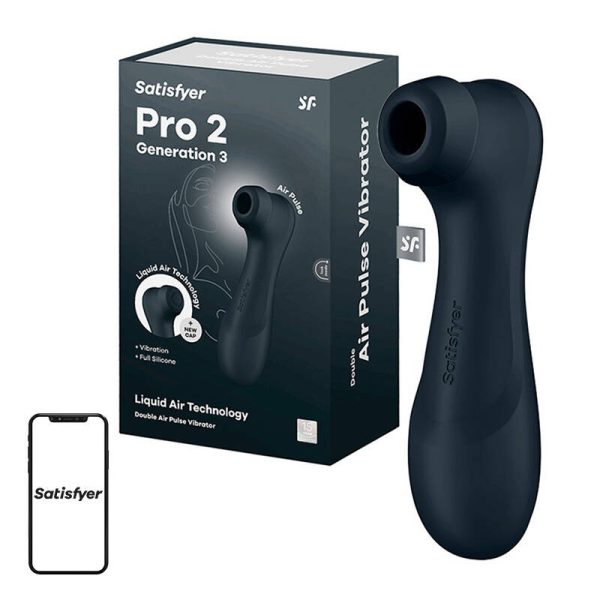 Clitoral Massager with App Satisfyer Pro 2 Generation 3 (black) - Image 5