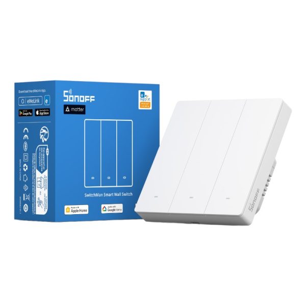 Smart wall switch SONOFF M5-3C-86W Matter (3-channel) - Image 5