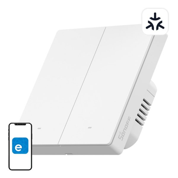 Smart wall switch SONOFF M5-2C-86W Matter (2-channel) — изображение 5