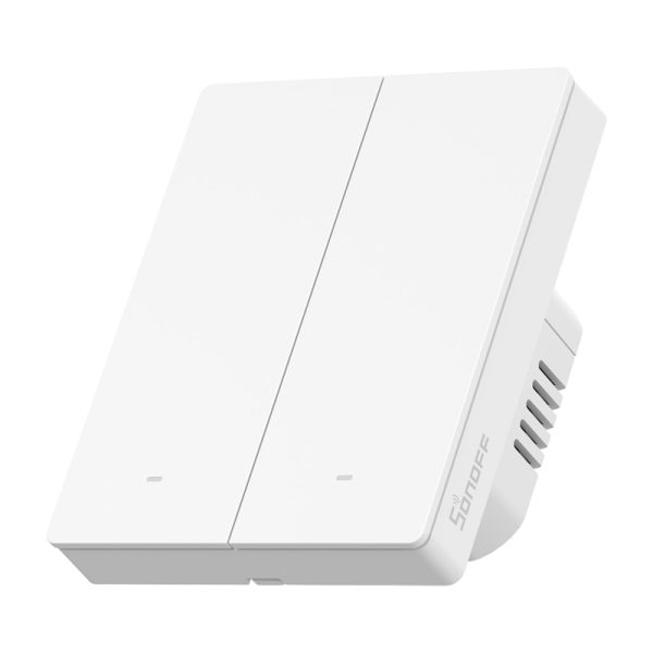 Smart wall switch SONOFF M5-2C-80W Matter (2-channel, to frame) - Image 4