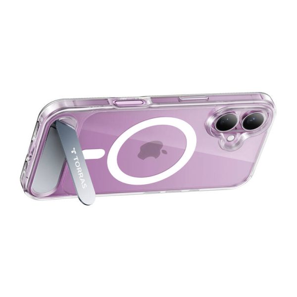 Torras Pstand Series Case for iPhone 16 Plus (transparent) — изображение 3