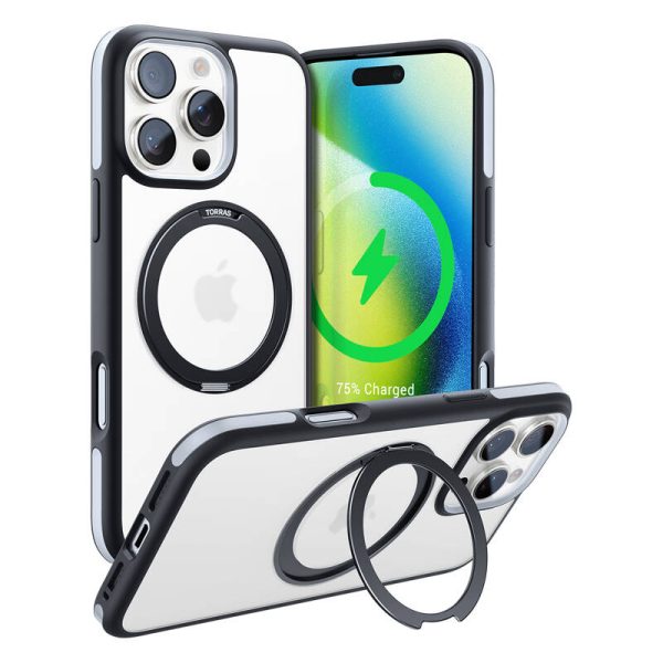 Torras Ostand R Fusion Case for iPhone 16 Pro (Black) — изображение 3
