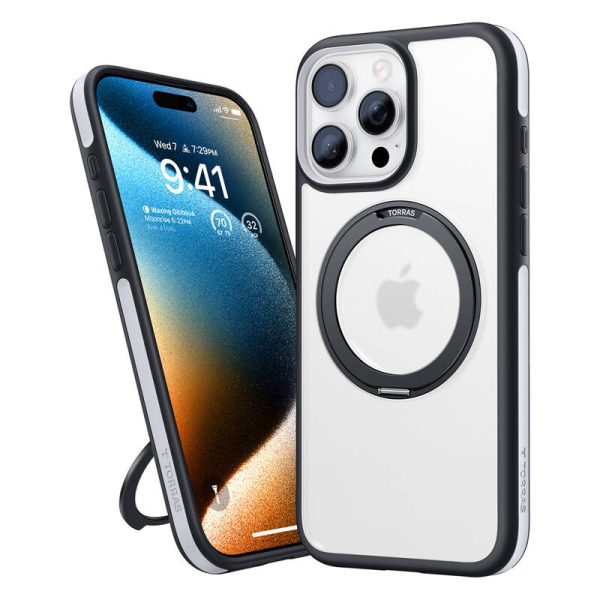 Torras Ostand R Fusion Case for iPhone 16 Pro (Black) — изображение 5
