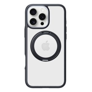 Torras Ostand R Fusion Case for iPhone 16 Pro Max (Black)
