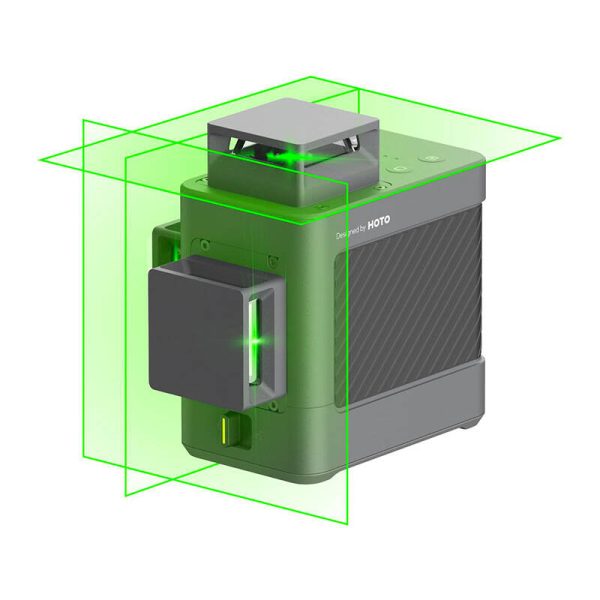 Self-levelling 3D 360 cross level laser HOTO QWFGJ002 (±3mm/10m 5200mAh) - Image 3