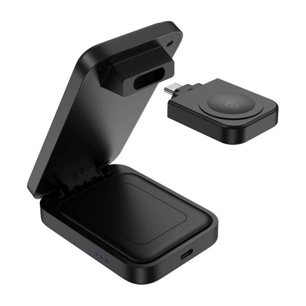 Magnetic 3-in-1 charger Choetech T611-F 15W for iPhone 12/13/14/15 series — изображение 3